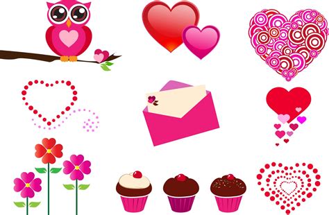 free printable valentine clip art|More.